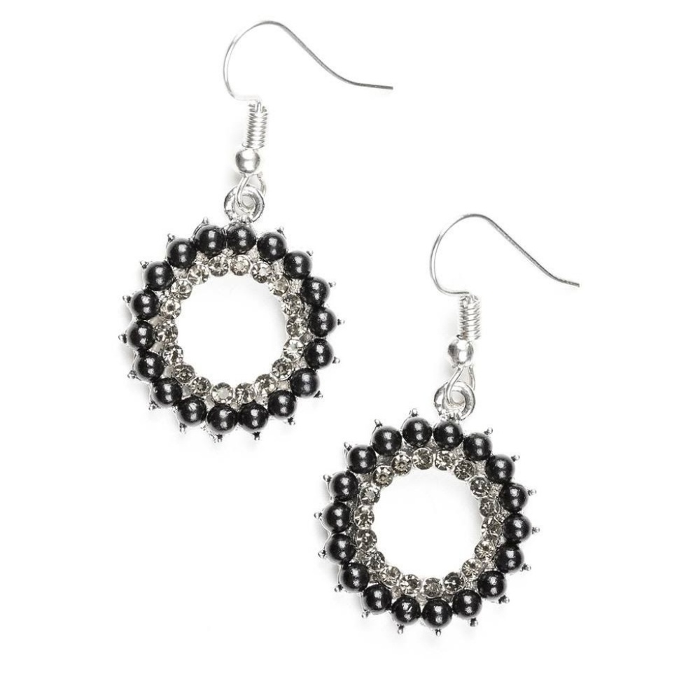 Black Earrings- A proper Lady